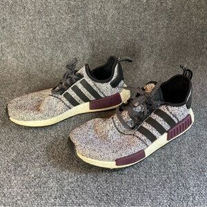 Adidas Men's Gray Black Purple Boost Running US 11